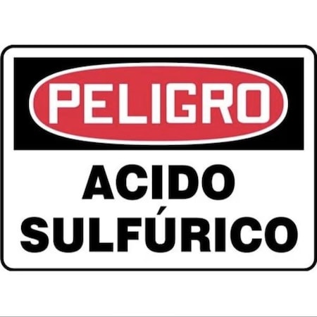 Accuform OSHA DANGER Safety Sign SULFURIC SHMCHG014VP SHMCHG014VP